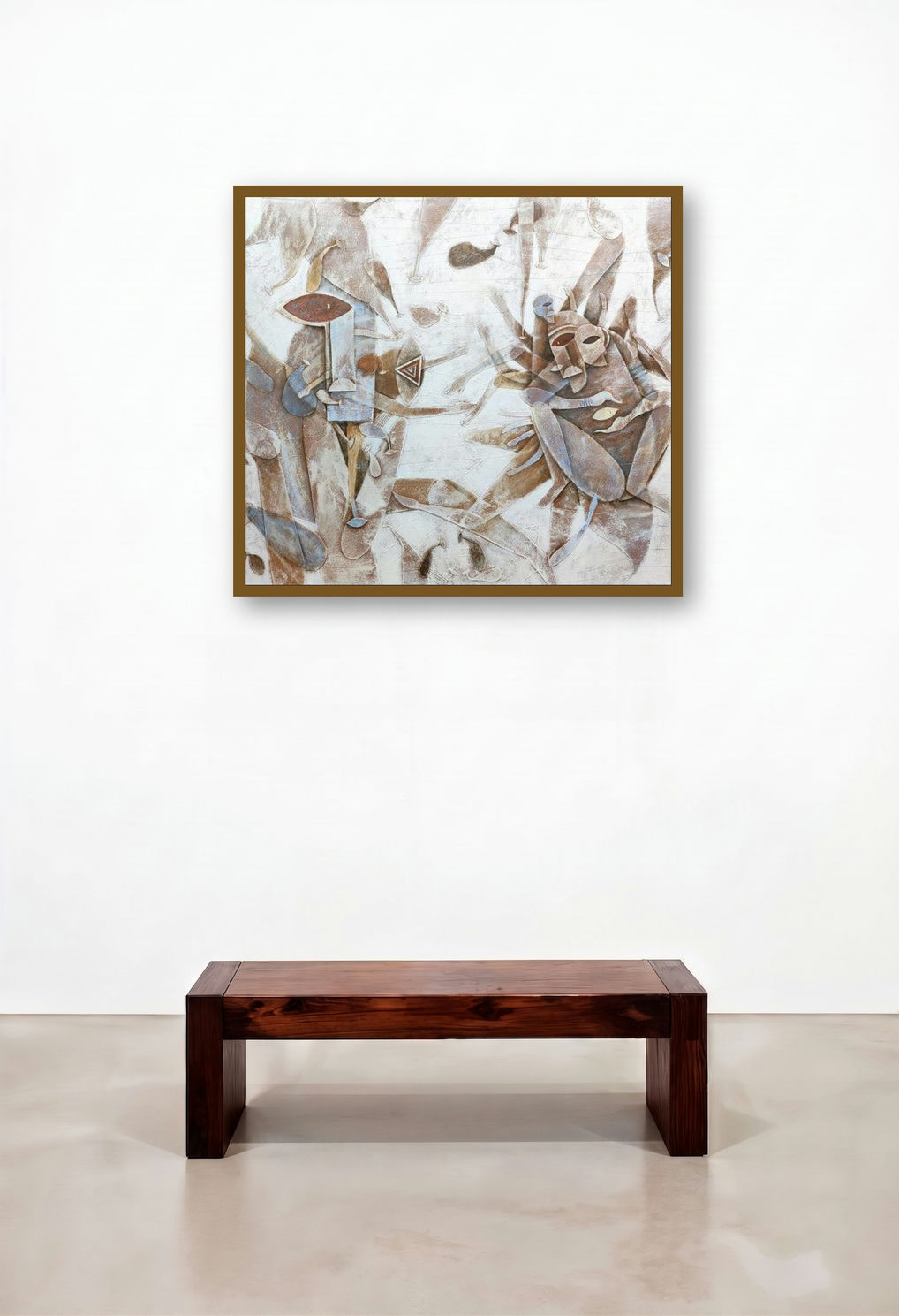 Preservation Of Soul (The Dance of Existence) by artist Pratik Risbud displayed in a Industrial Family Room