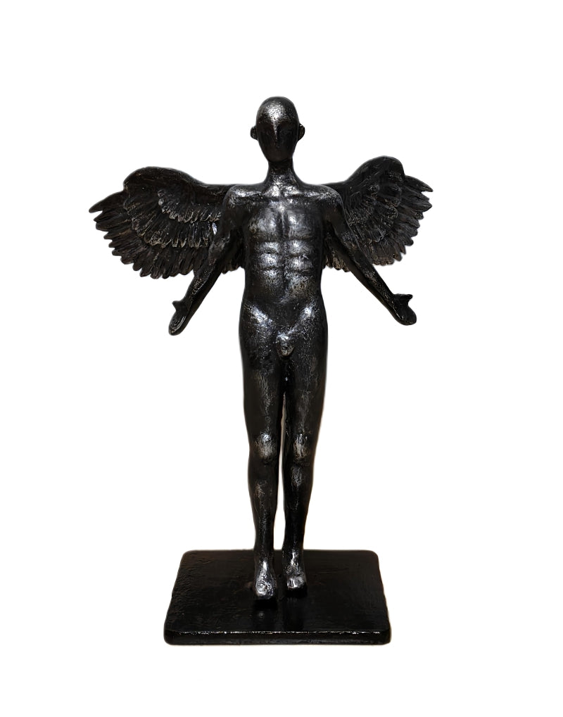 Pride' figurative Aluminium,Mild Steel sculpture by artist Pratibha Singh, 14x12 inch, on aluminium,mild steel