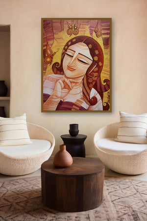 Queen Iv (Butterfly Dreams) by artist Devirani Dasgupta displayed in a Designer gallery