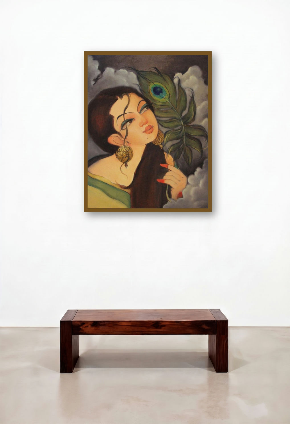 Radhika (Woman with Flower)