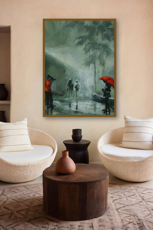 Rain Click I by artist Mopasang Valath displayed in a Curated gallery