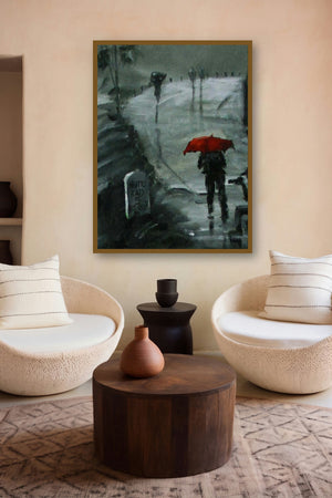 Rain Click II by artist Mopasang Valath displayed in a Modern gallery