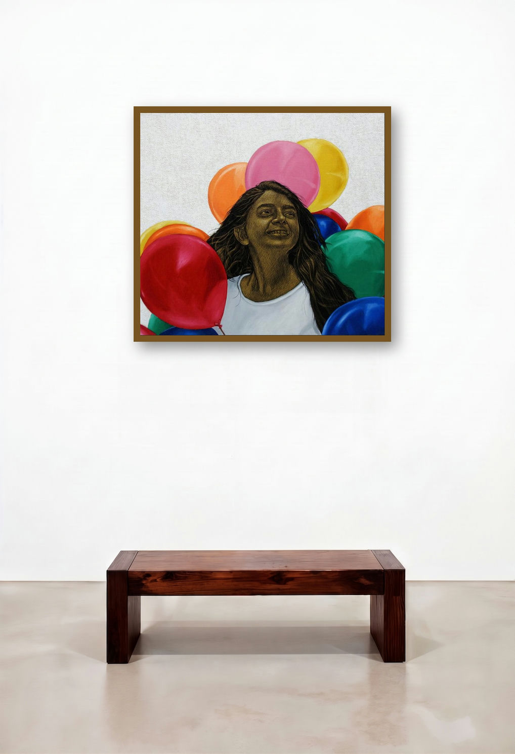 Rainbow Dreams by artist Deepali S displayed in a Designer Dining Room
