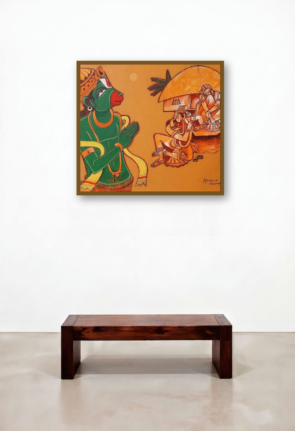 Ramayana Series 4 (Hanuman with Rishis)
