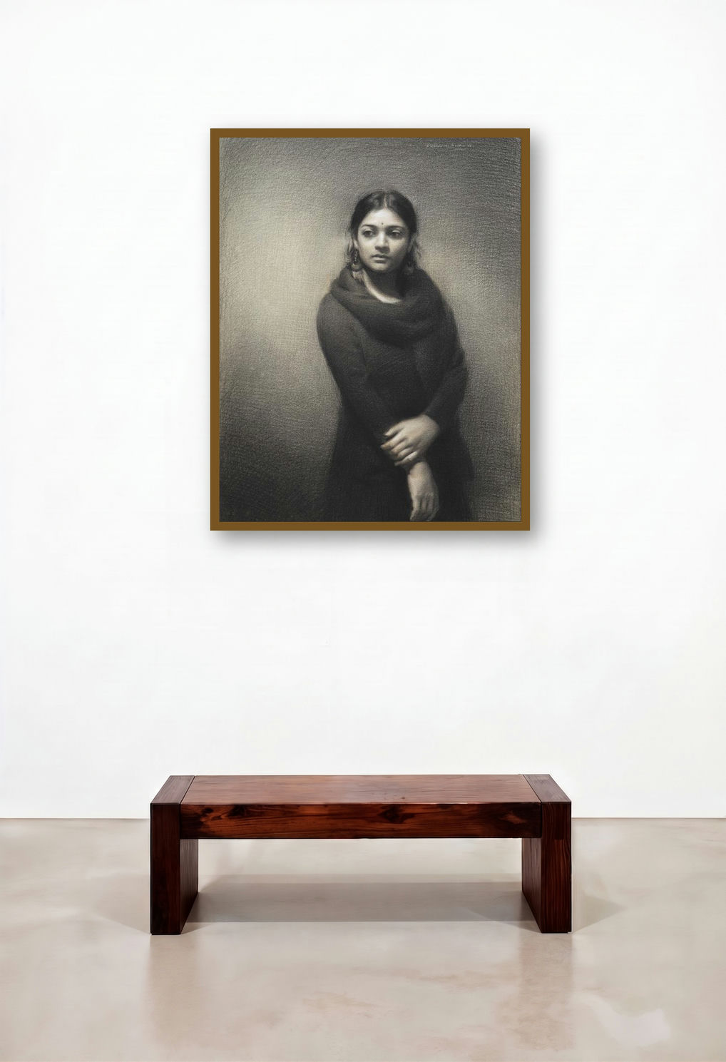 Realized by artist Vaibhav Naik displayed in a Classic Hotel Suite