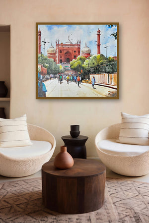 Red Fort Delhi (Eternal Love**) by artist Ranabir Saha displayed in a Designer gallery