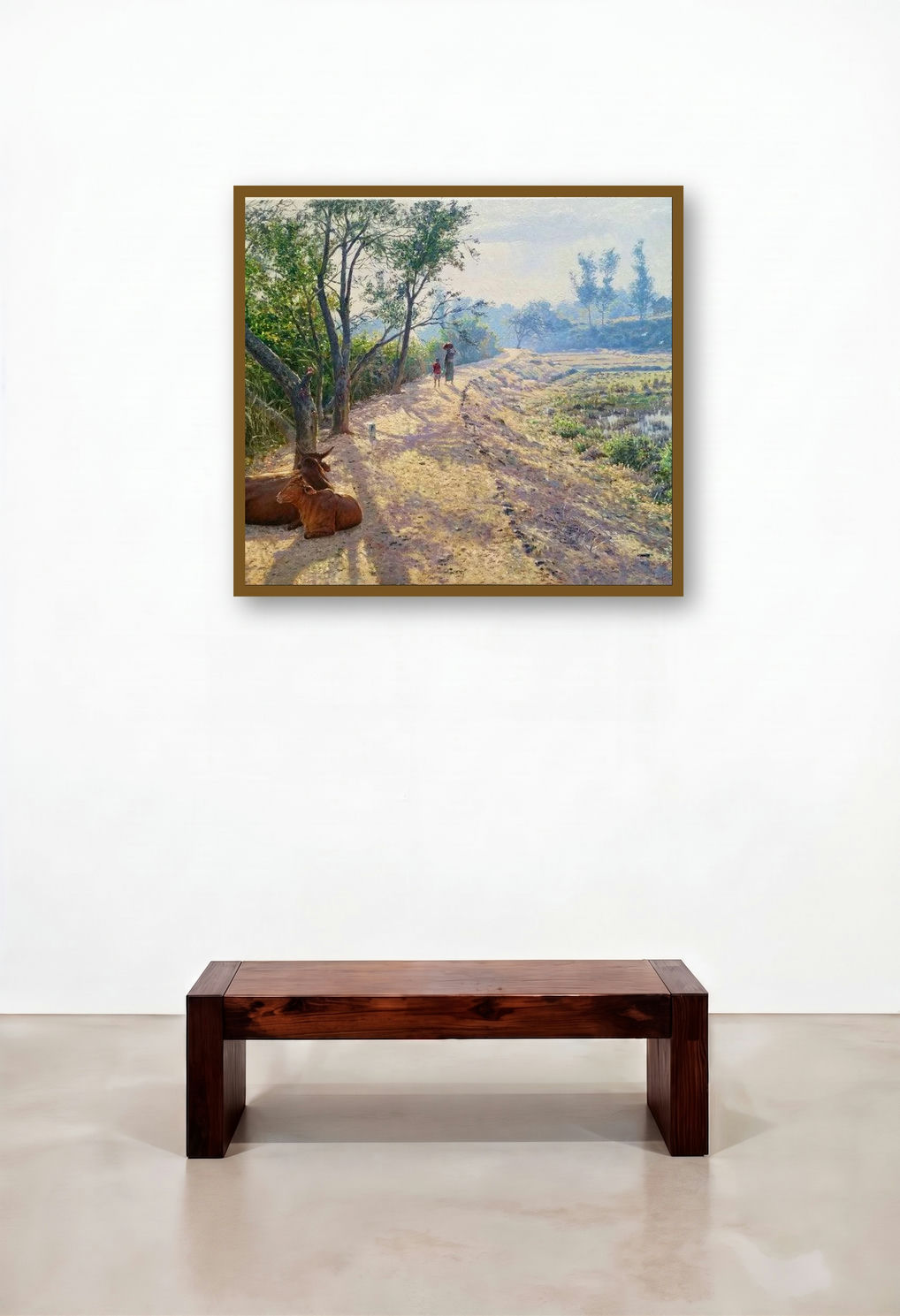 Relaxing Pathside (Pathside Contemplation)