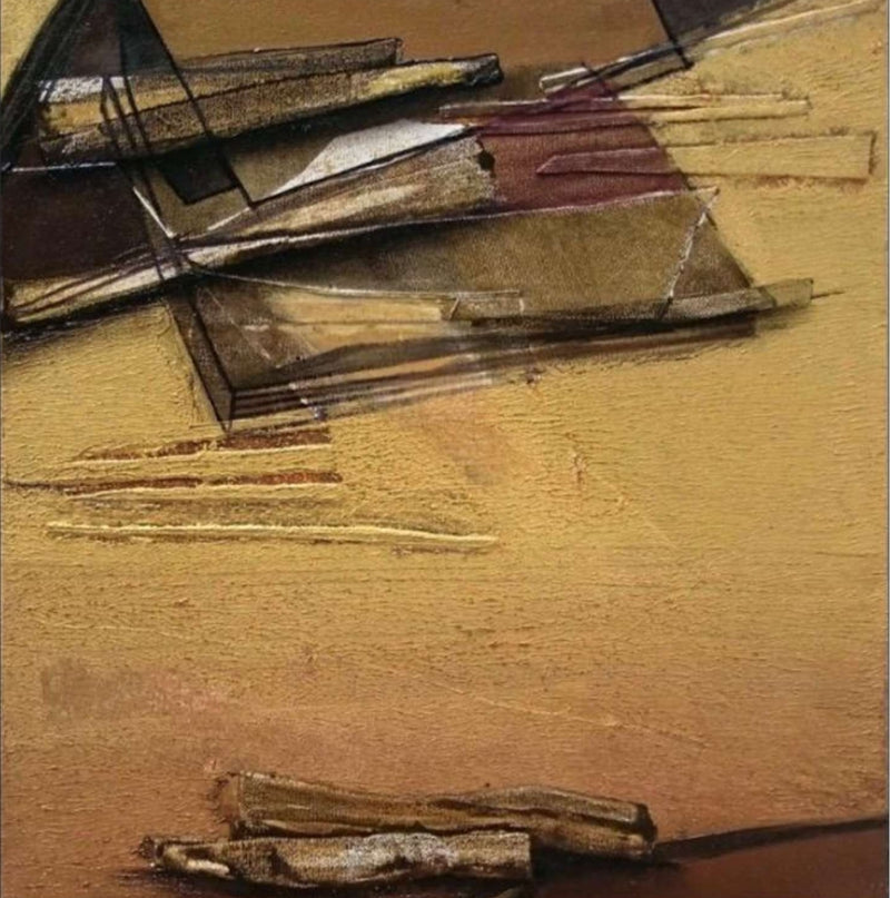 Revitalizing Energy 11' abstract acrylic painting by artist Shilpa Patole, 12x12 inch, on canvas