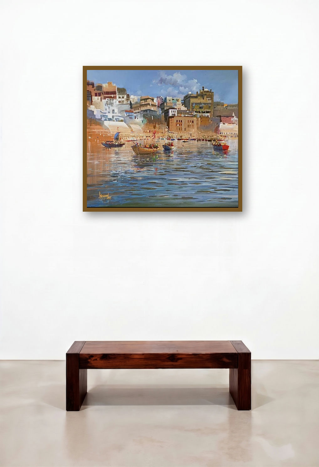 Rippes On Ganga 1 (The Ganges River Boat Race)
