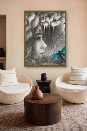 Rooprangili (Eternal Longing) by artist Rakhi Baid displayed in a Contemporary gallery