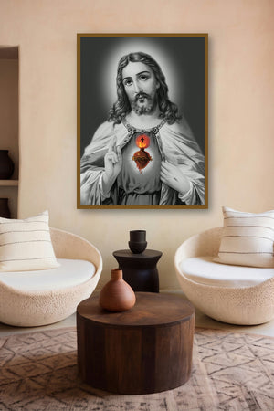 Sacred Heart 21 by artist Ns Art displayed in a Designer gallery
