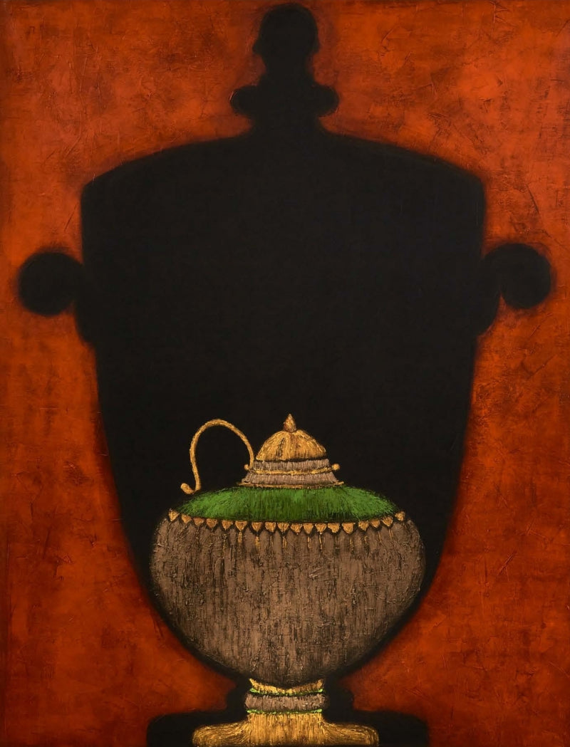 Second Self 2' still-life acrylic painting by artist Trupti Joshi, 48x38 inch, on canvas