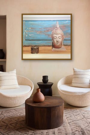 Serenity 7 (Serene Presence) by artist Rishi Kapil displayed in a Contemporary gallery