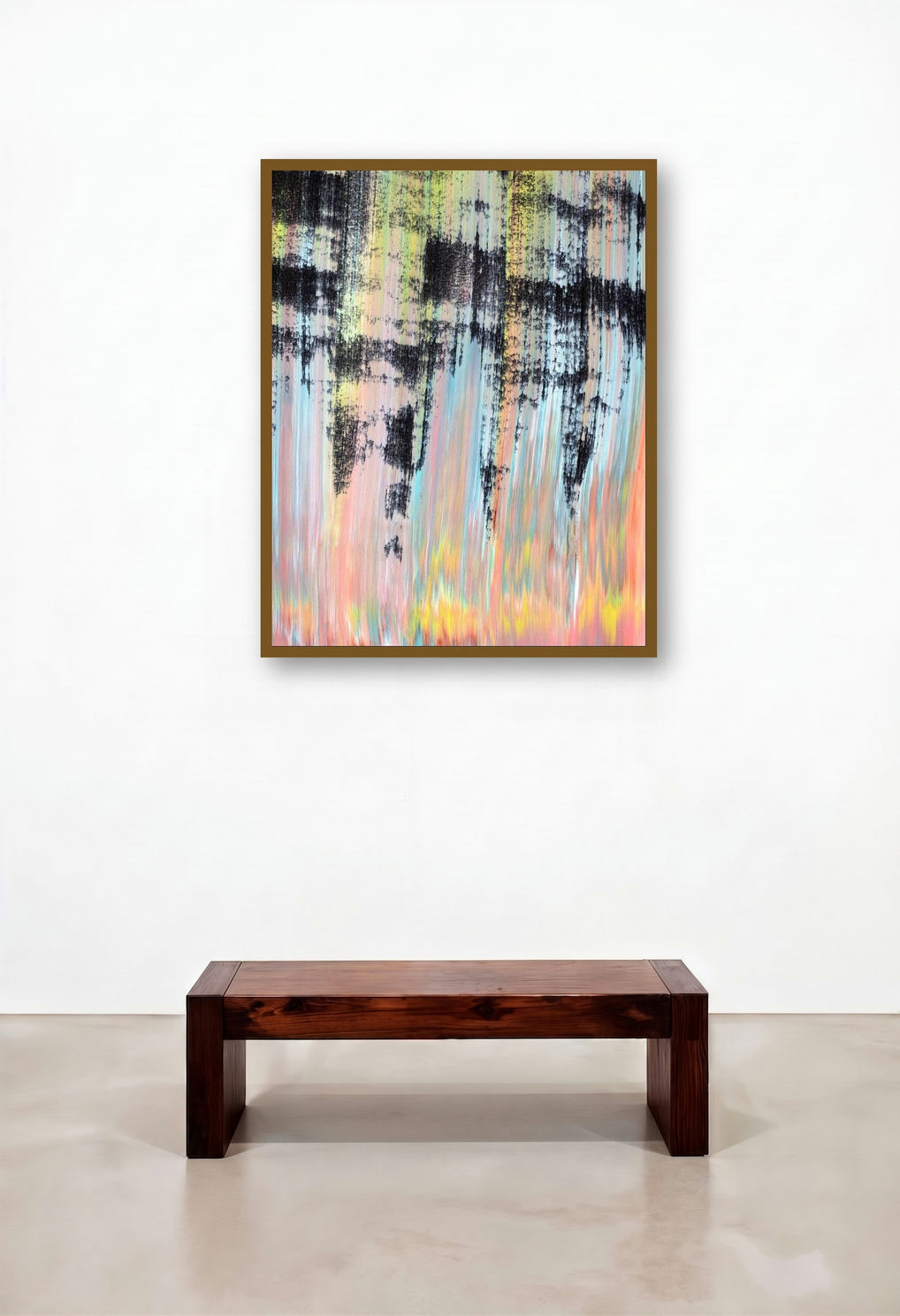 Slivor (Chromatic Currents) by artist Sumit Mehndiratta displayed in a Urban Loft Executive Office