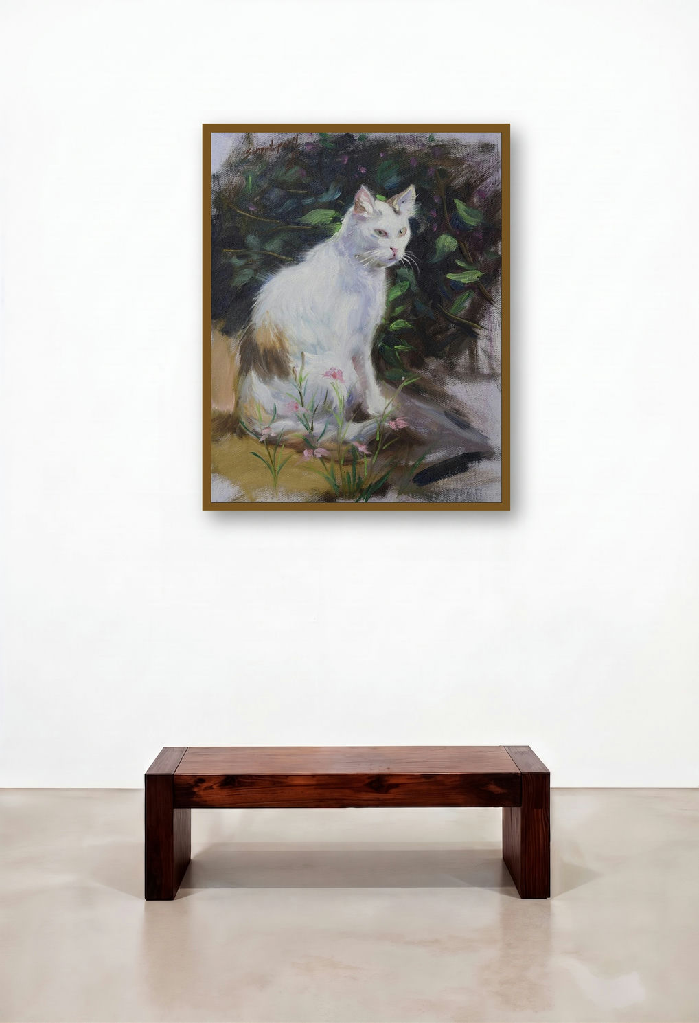 Smart (Serene Serenity) by artist Swapniil Paatil displayed in a Transitional Penthouse