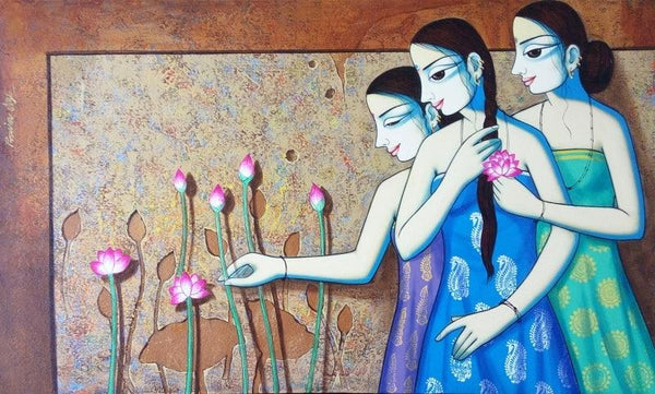 Smilie Painting by Pravin Utge | ArtZolo.com