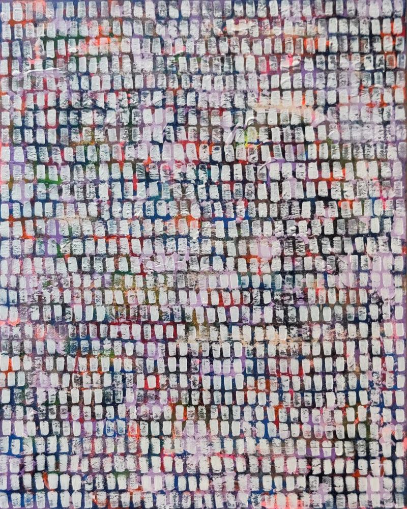 Abstract acrylic painting titled 'Soaking The Beauty', 20x16 inches, by artist Ketki Fadnis on Canvas