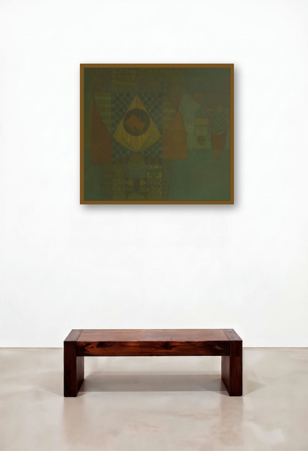 Song Of Life 11 (Guardians of the Cosmos) by artist Digambar Gawali displayed in a Contemporary Hotel Lobby
