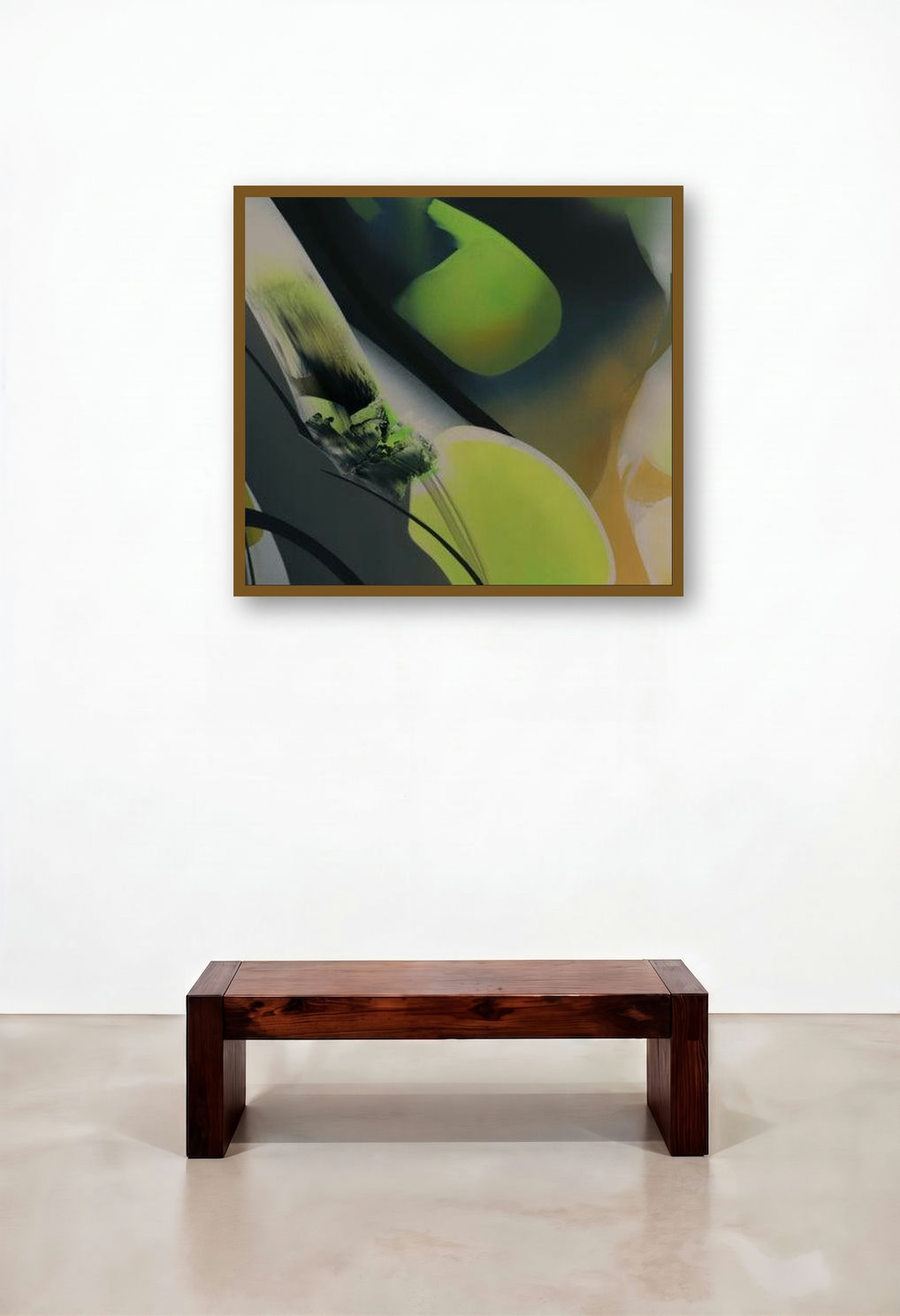 Songs Of Nature 2 (Verdant Dreamscape) by artist Anand Mali displayed in a Designer Home Office
