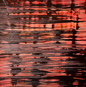 Abstract oil painting titled 'Space 8', 54x54 inches, by artist Pranav Shah on Canvas
