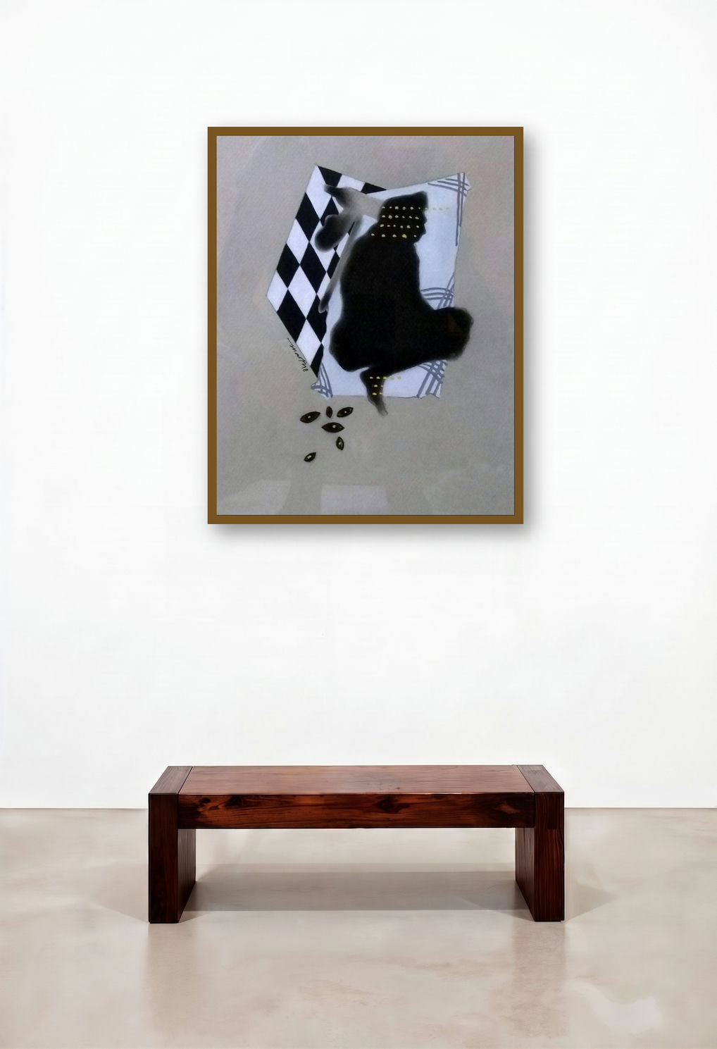 Square 1 (The Awakening) by artist Charlee Correia displayed in a Eclectic Living Room