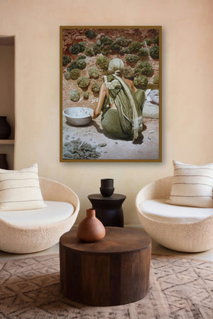 Still Life 2 (Dignity of Labor) by artist Raghunath Sahoo displayed in a Curated gallery