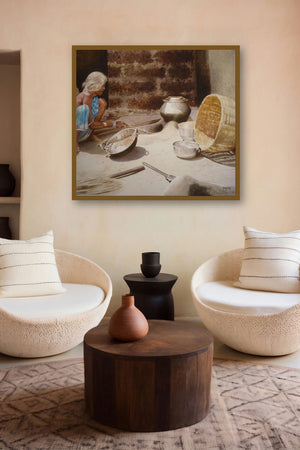 Still Life 4 by artist Raghunath Sahoo displayed in a Museum Style gallery