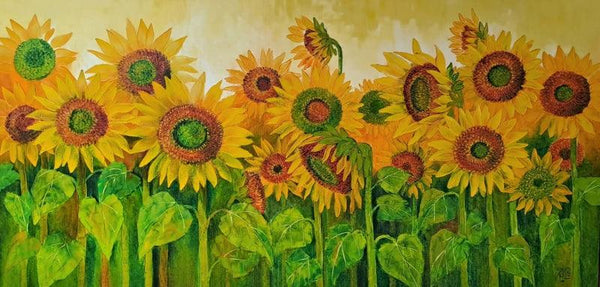 Sunflowers painting by Swati Kale