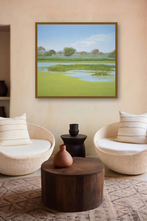 Sunny Morning by artist Fareed Ahmed displayed in a Designer gallery