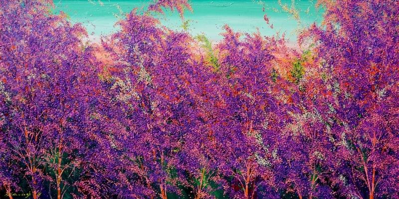 Sunset Hues painting by Pardeep Singh