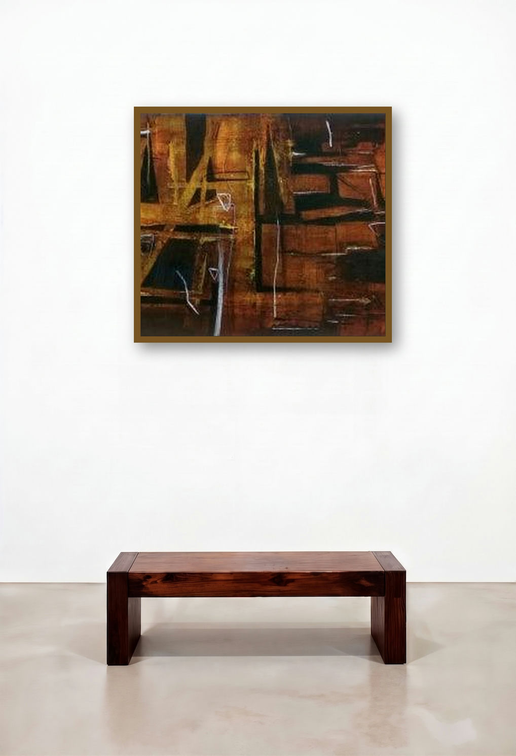 Surrounding Ganges At Night (Urban Tapestry) by artist Kaushlendra Pratap Singh displayed in a Eclectic Family Room
