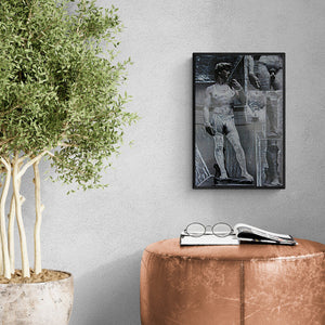 In-situ view of Mithun Dasgupta's 'The Symbol Of Youth' painting in a room