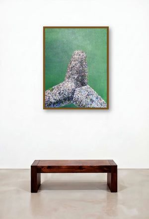 Tetrapods (Rock Formation) by artist Saurab Bhardwaj displayed in a Contemporary Luxury Hallway