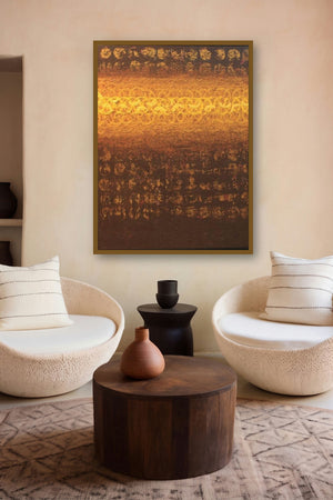 Textured Abstract I by artist Sidharth Pansari displayed in a Designer gallery