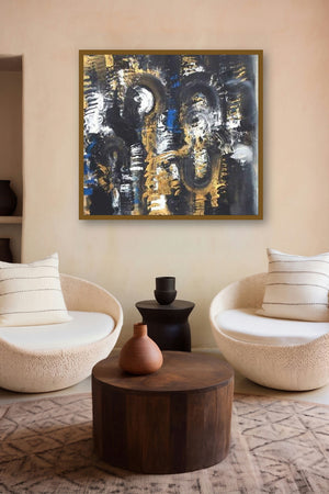 The Abstract Nature (The Serpents Ascent) by artist Deepak Guddadakeri displayed in a Contemporary gallery