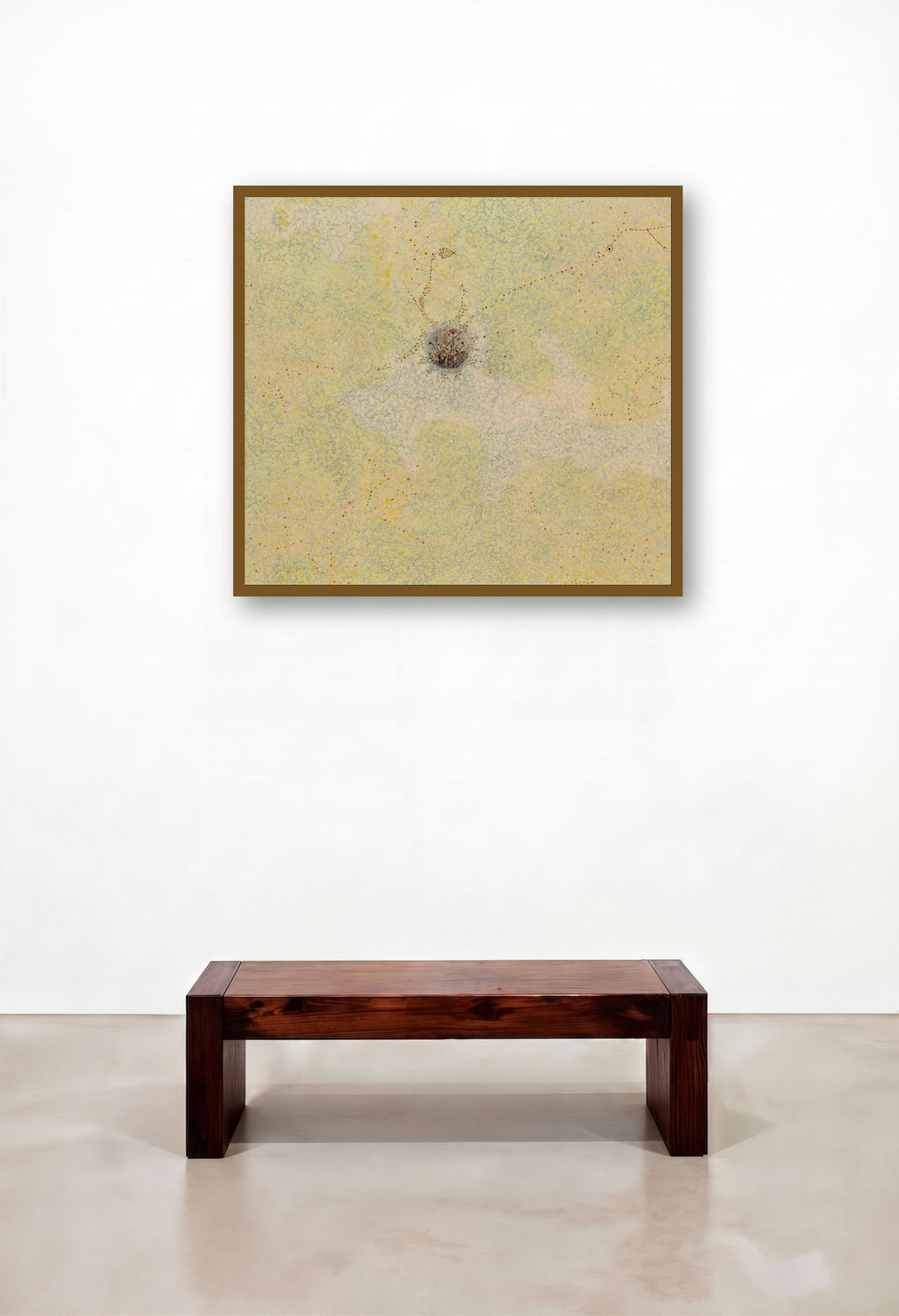 The Begining (The Crab's Journey) by artist Rajneesh Singh displayed in a Traditional Home Office