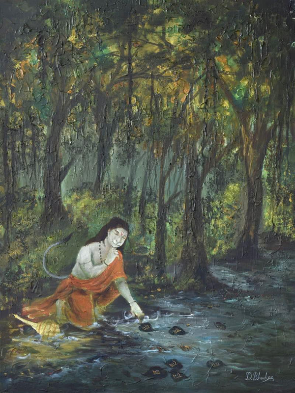 The Devotee Painting by Durshit Bhaskar | ArtZolo.com
