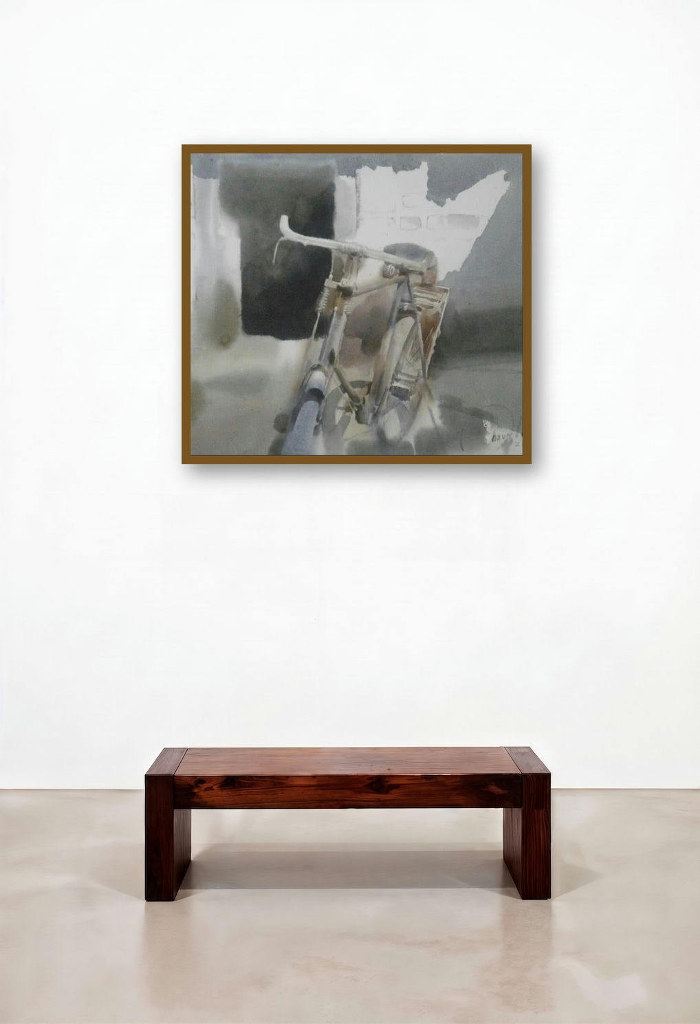 The Friend (Bicycle in Grey)
