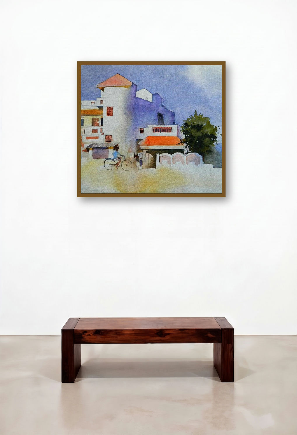 The House With A Orange Cap (Untitled)