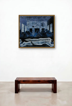 The Last Supper by artist Mithun Dasgupta displayed in a Coastal Penthouse
