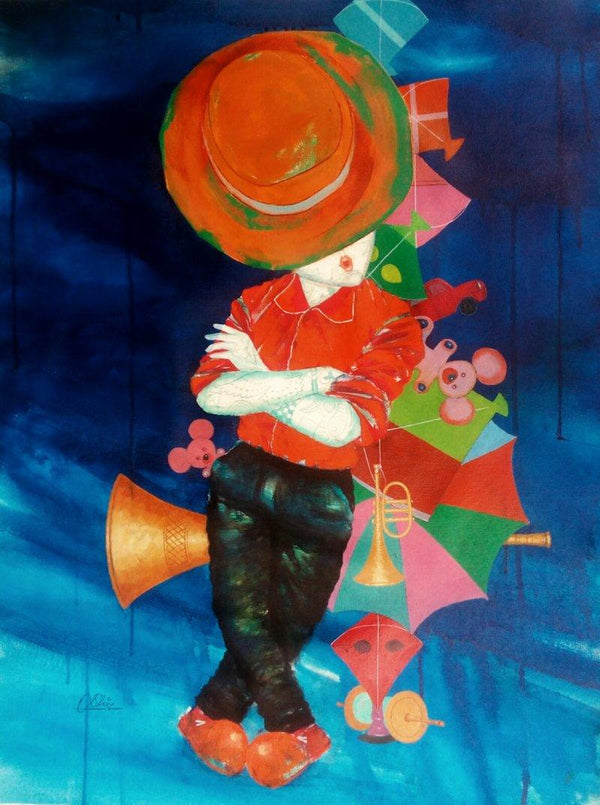 The Passion Of Childhood Painting by Shiv Kumar Soni | ArtZolo.com
