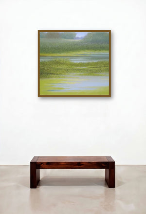 The Puddle by artist Fareed Ahmed displayed in a Contemporary Luxury Penthouse
