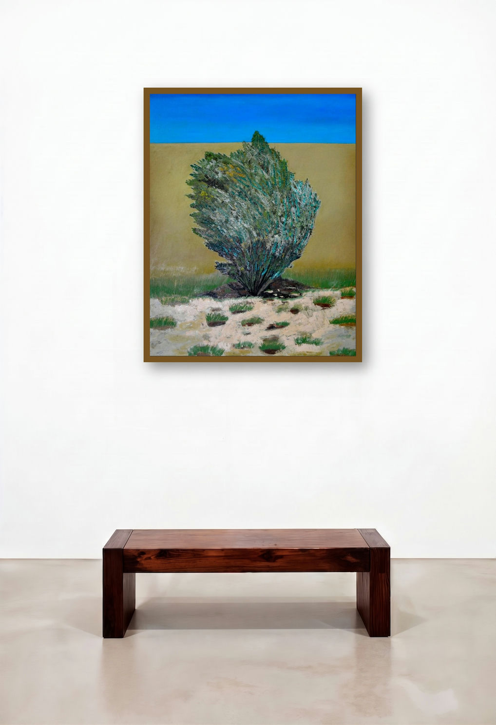 The Wind (Solitary Stand) by artist Haraprasad Tripathy displayed in a Urban Loft Hotel Suite