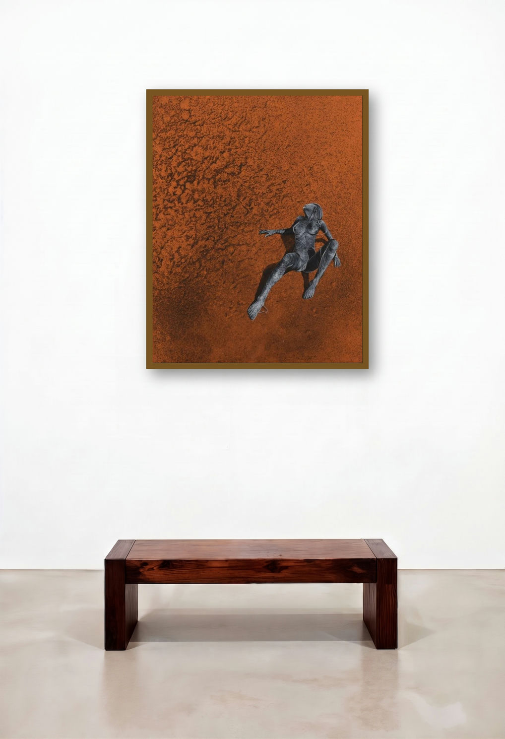 Threads Of Life 3 (Boundless) by artist Nirmal Yadav displayed in a Designer Hotel Lobby