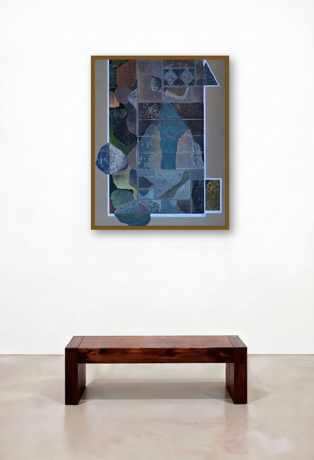 To Break Stone (Fragments of Memory) by artist Samruddhi Patil displayed in a Coastal Hotel Lobby