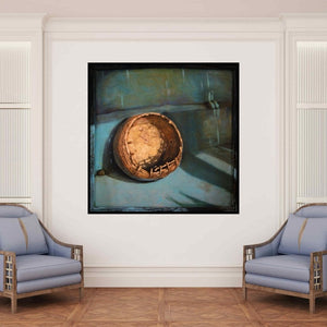 In-situ view of Gopal Pardeshi's 'Tokri (Tokri (Basket))' painting in a room