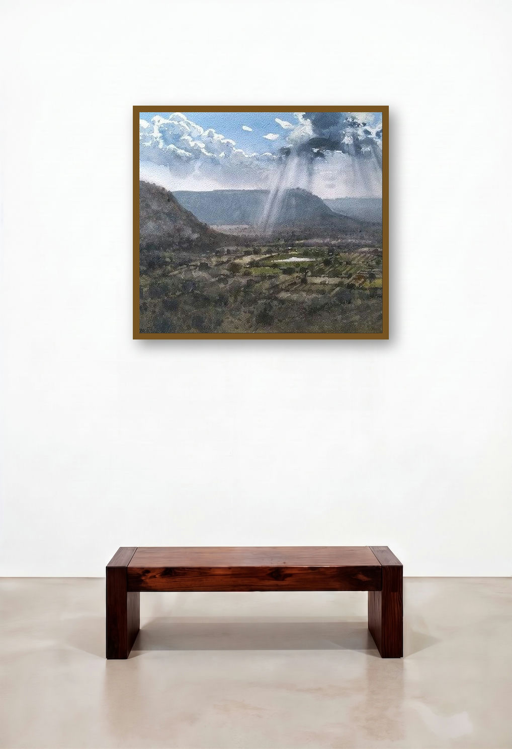 Top View (Light Through Clouds)