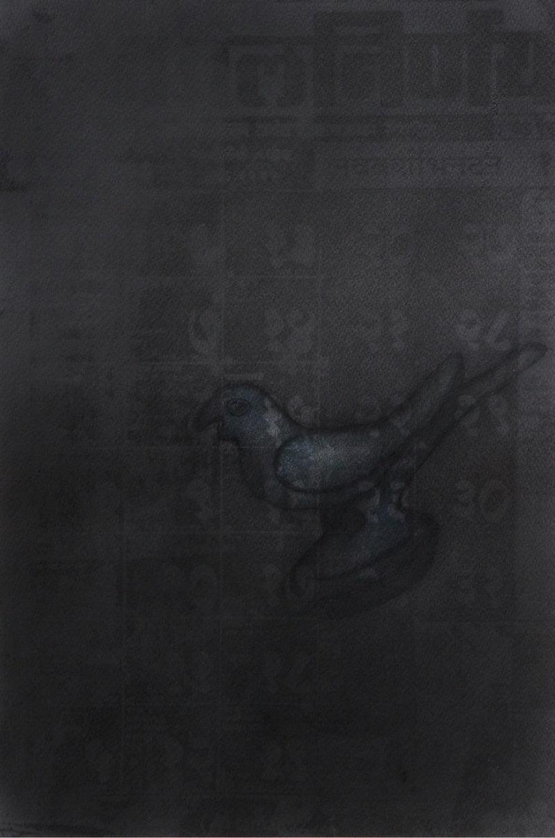 Toys charcoal drawing titled 'Toy 8', 18x24 inches, by artist Deepak Sinkar on Paper