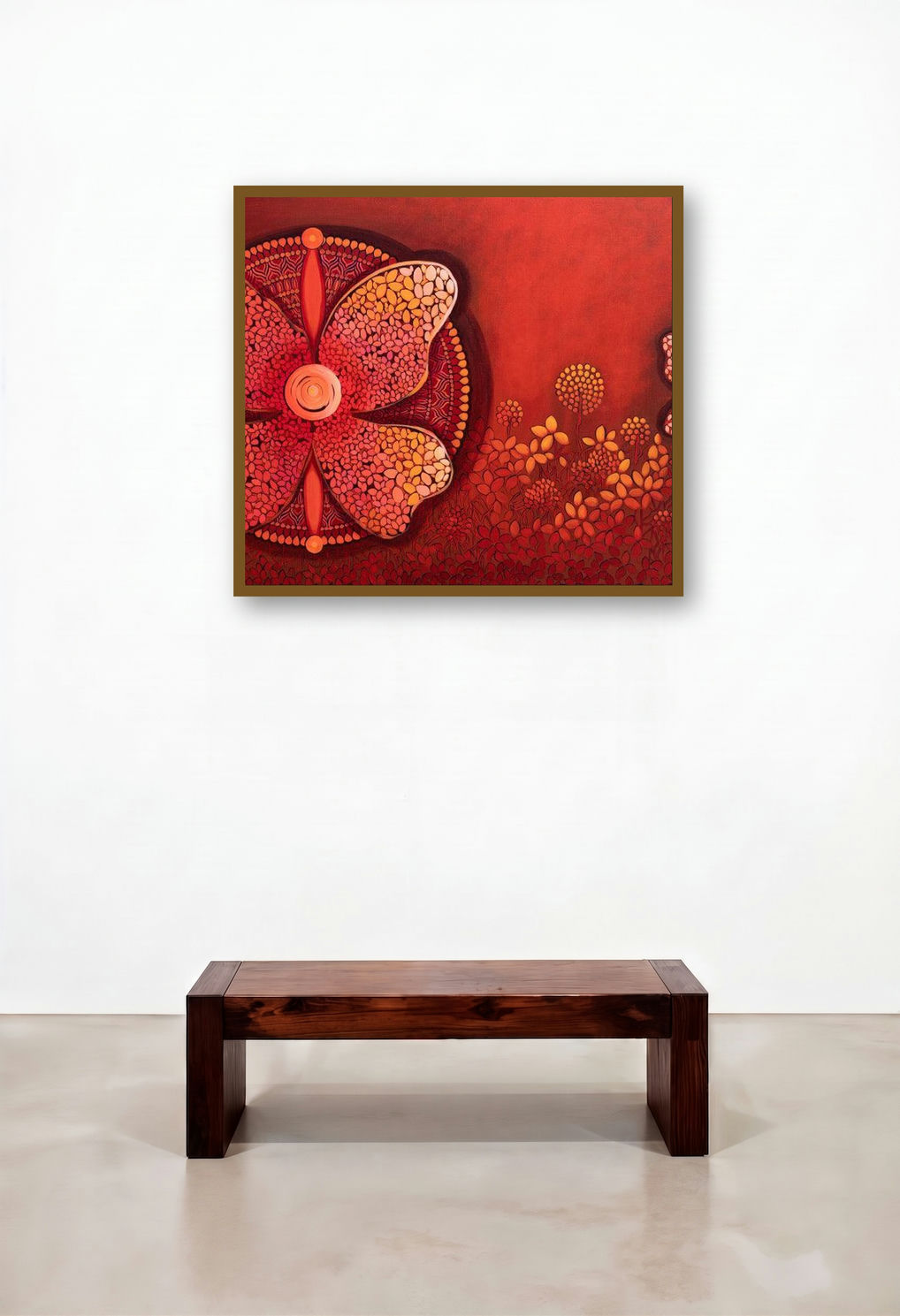 Transformation Series 2 (Transformation) by artist Nitu Chhajer displayed in a Urban Loft Family Room