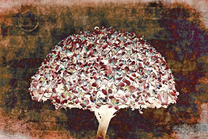 Nature Digital Painting digital art titled 'Tree', 21x30 inches, by artist Sumit Mehndiratta on canvas